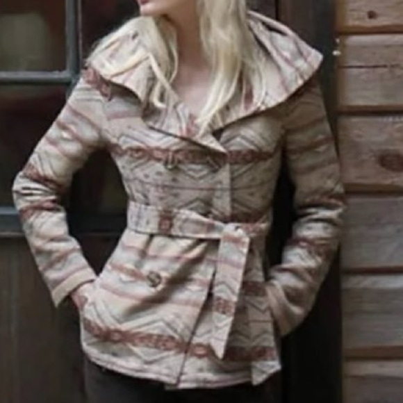 🐑 Anthropologie Double Breasted Coat - Picture 2 of 6